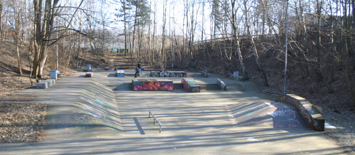 Holmehaven Skatepark Street Overview